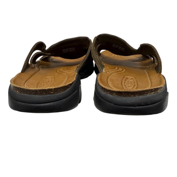 Keen Daytona II Nubuck Leather Slip On Men's Slide Slipper Sandal size 9.5 - Picture 4 of 8